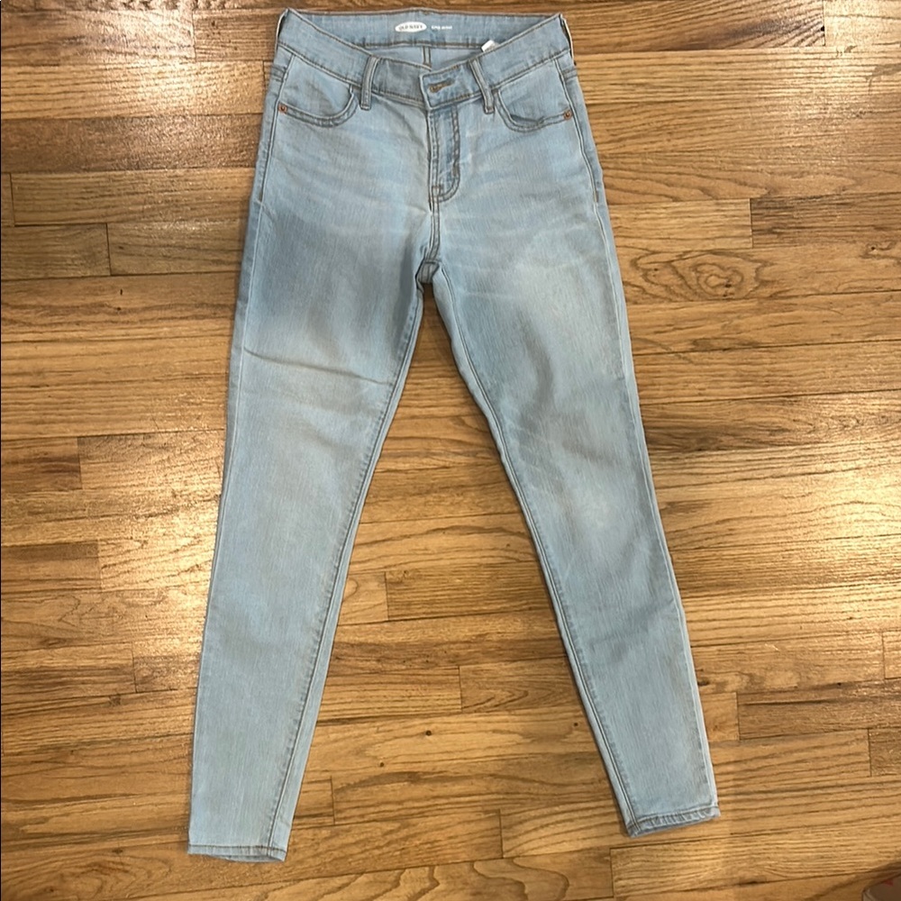 Old Navy Blue Skinny Jeans Stretchy Fit